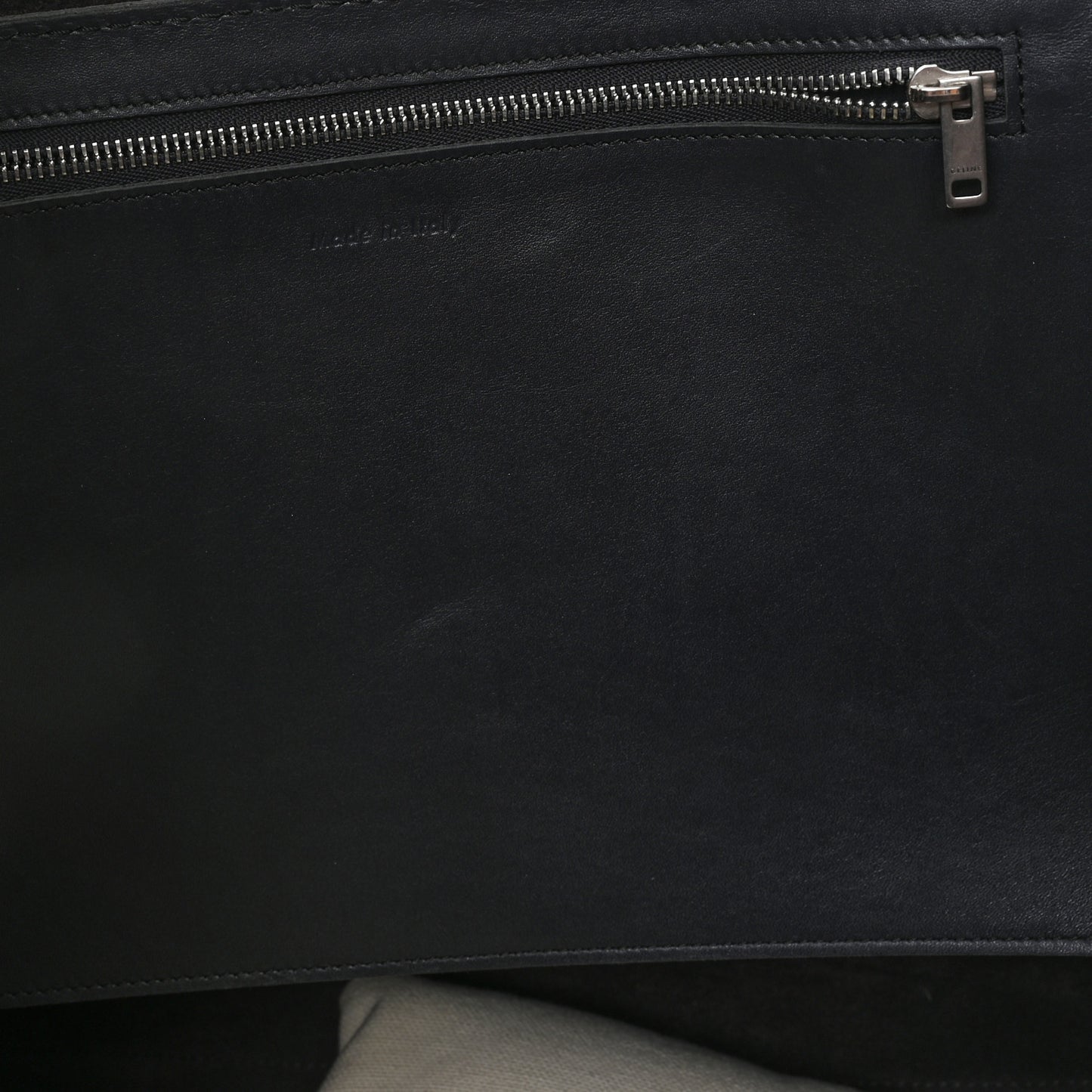 Smooth Calfskin Medium Big Bag Liquorice