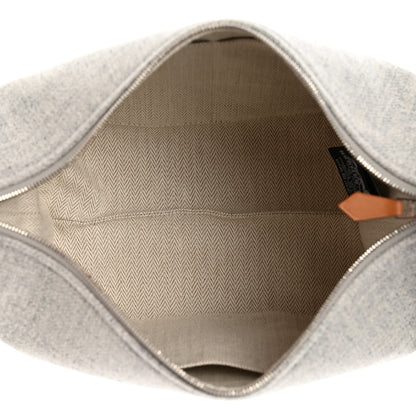 Hermes Canvas Small Bride-A-Brac Pouch Gris Flanelle 5 of 7