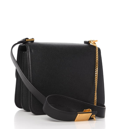 Valentino Garavani Grainy Calfskin Large VSling Shoulder Bag Black 3 of 10