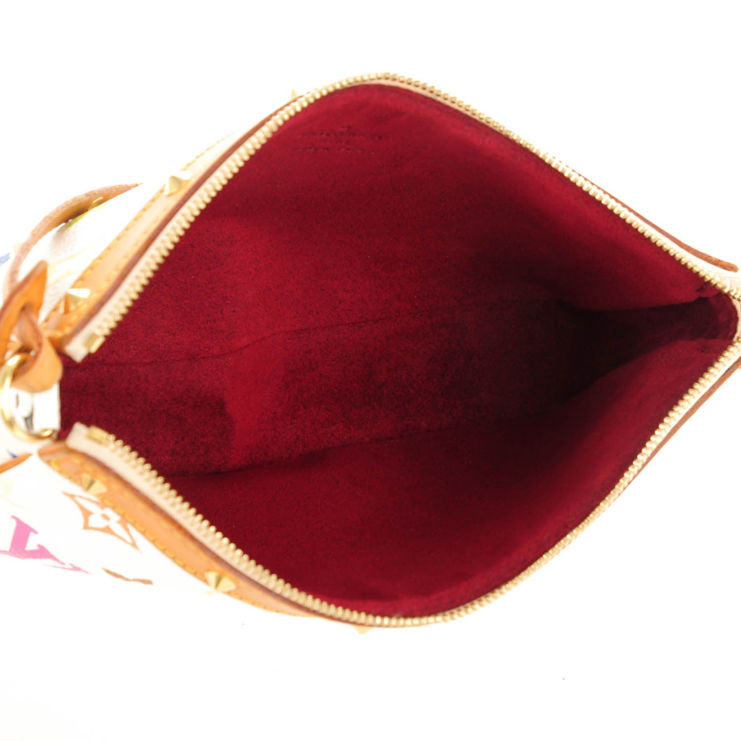 Louis Vuitton Monogram Multicolor Pochette Accessories White 5 of 8