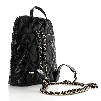 Chanel Shiny Calfskin My Pocket Backpack Black 4 of 11