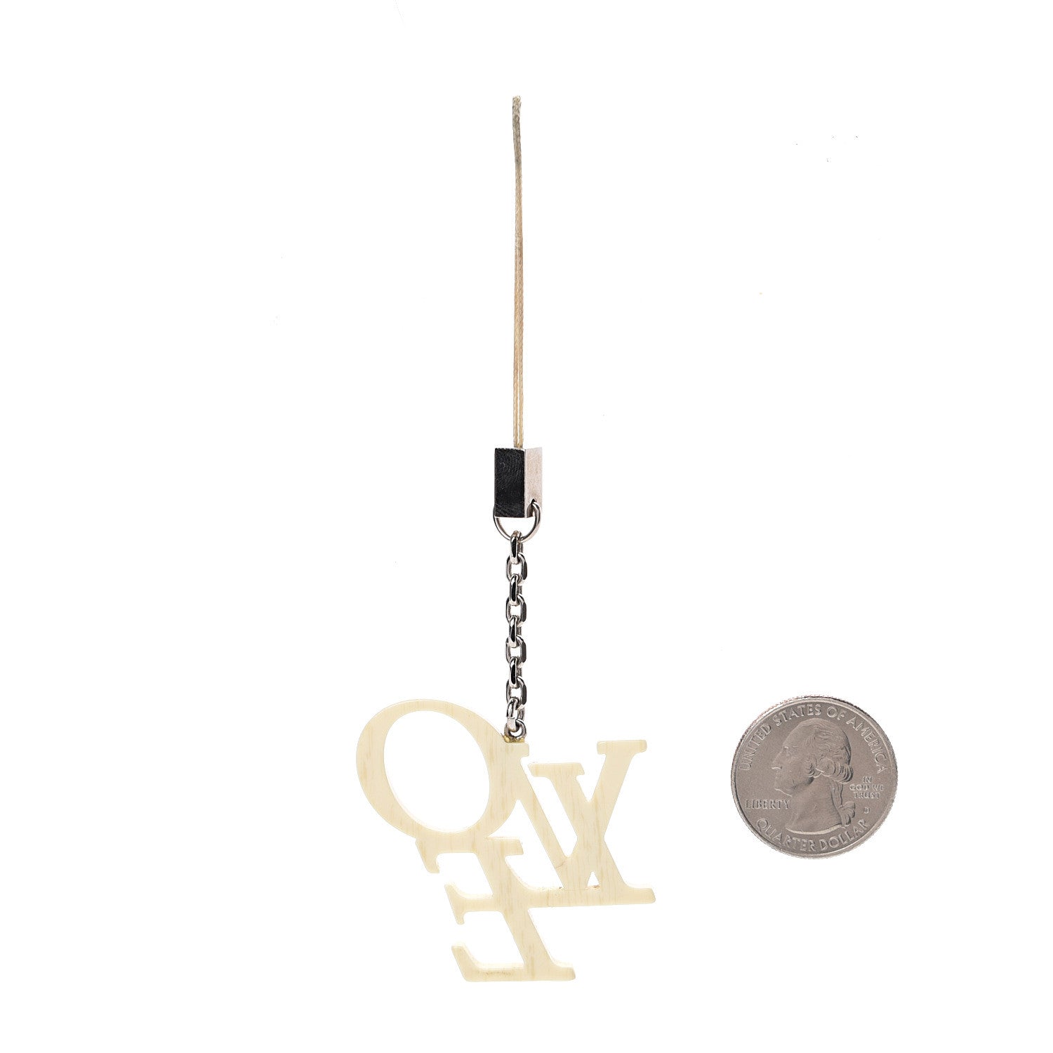 Louis Vuitton Crystal Thats Love LVoe Phone Charm 2 of 4
