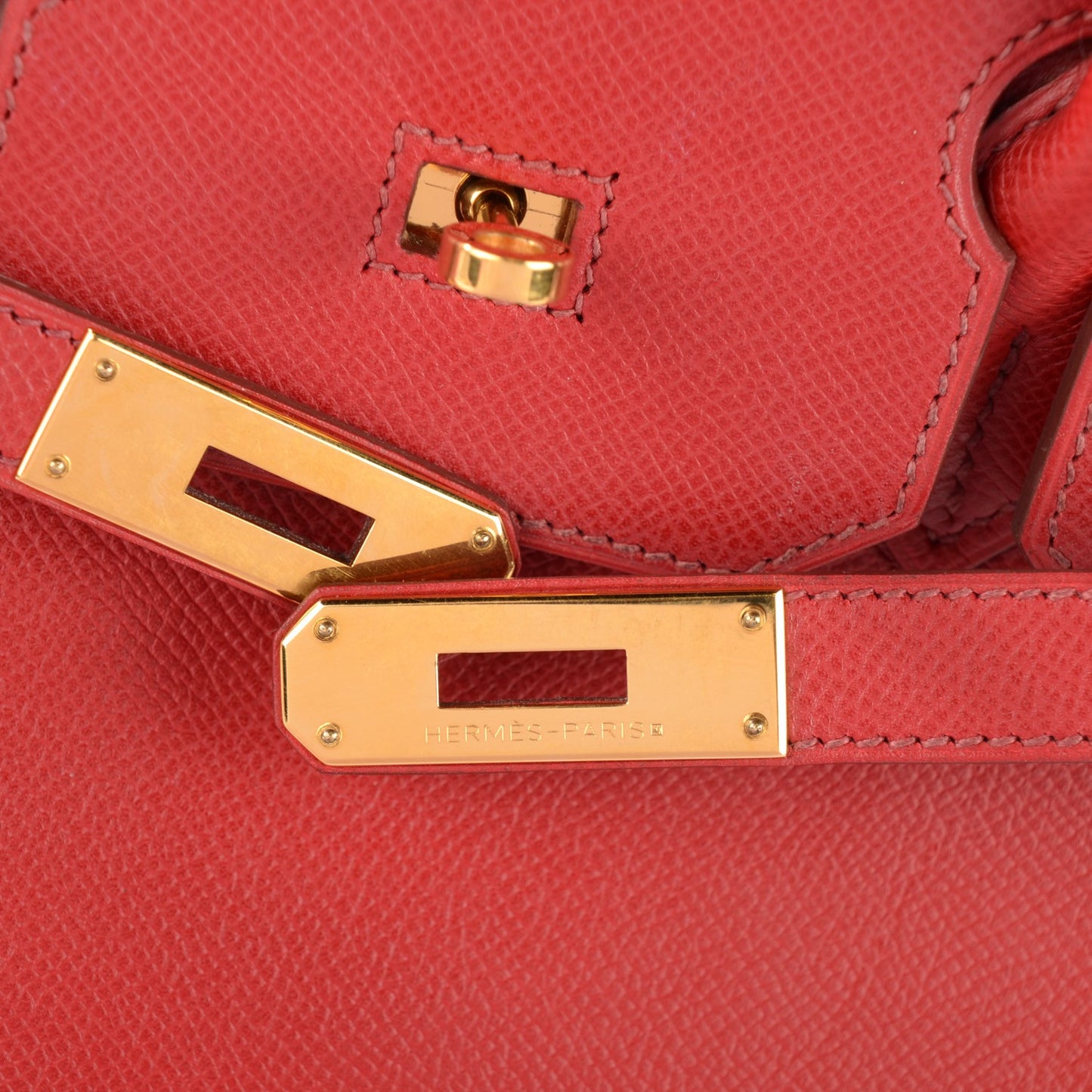 Epsom Birkin 35 Rouge Garance