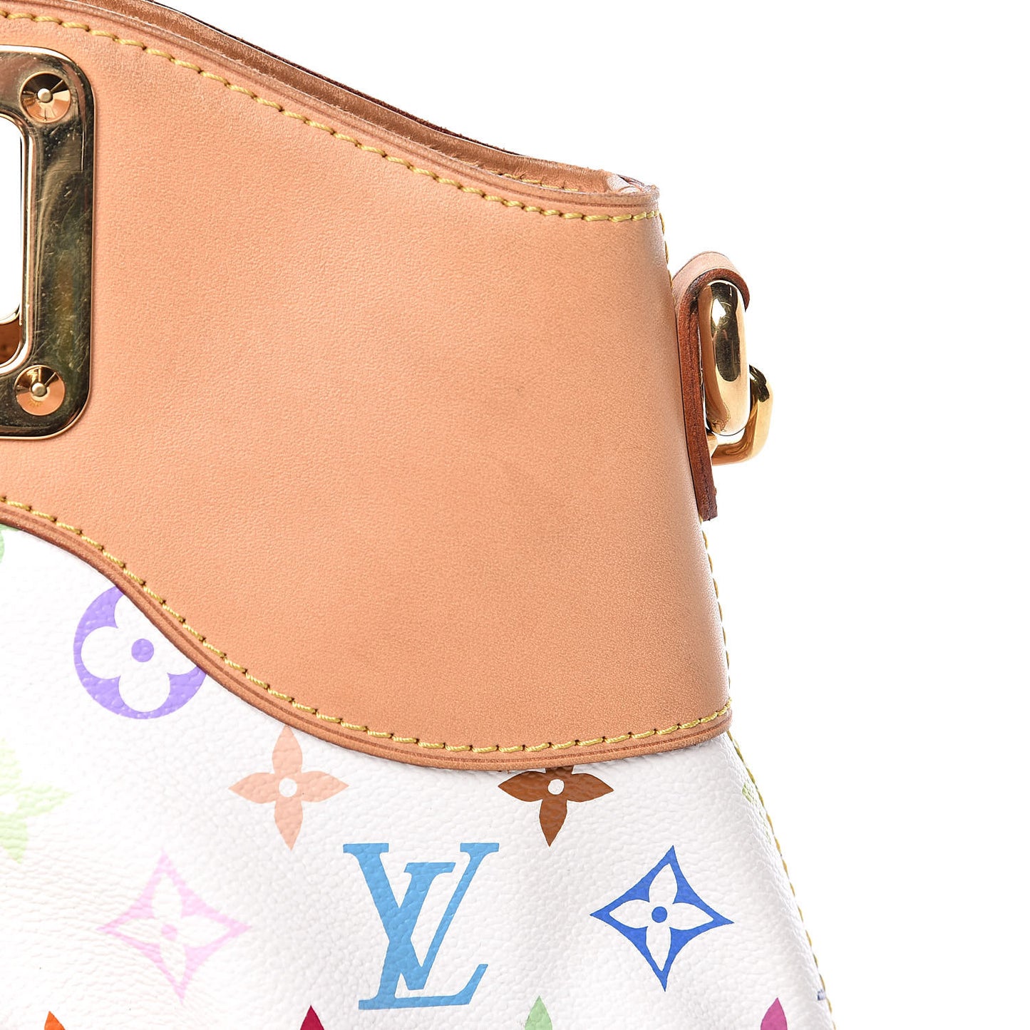 Monogram Multicolor Judy MM White