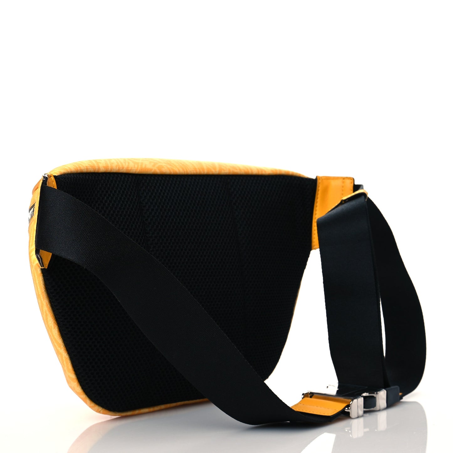 X SARAH COLEMAN Glazed Fabric Vitello Grace Light Micro FF Vertigo Belt Bag Mimosa