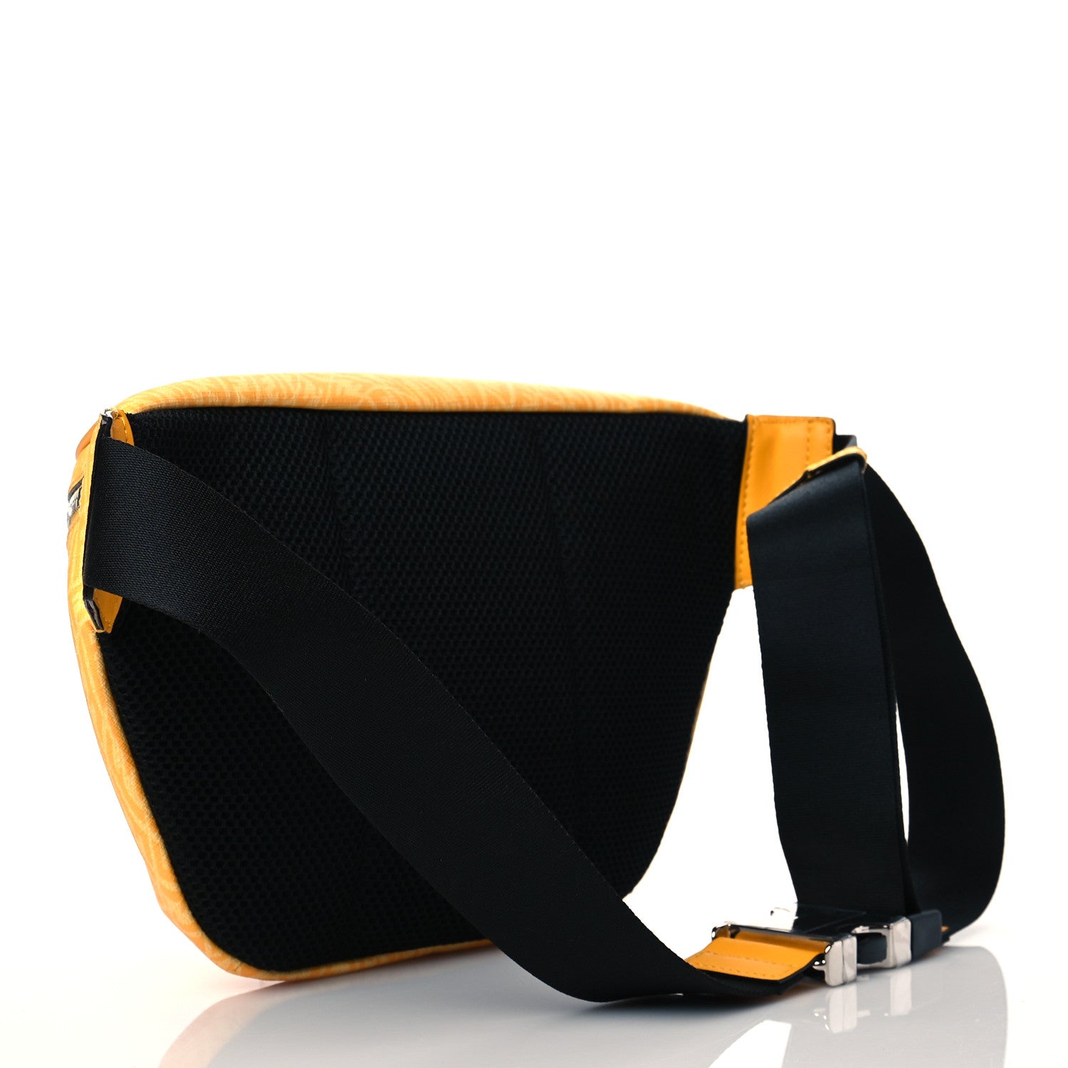 Fendi X SARAH COLEMAN Glazed Fabric Vitello Grace Light Micro FF Vertigo Belt Bag Mimosa 3 of 10