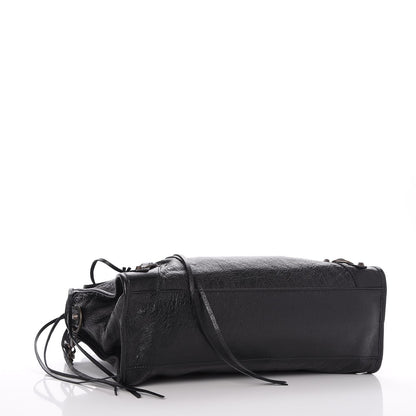 Balenciaga Agneau Arena Graffiti Short Strap Classic Hardware City Black White 4 of 10