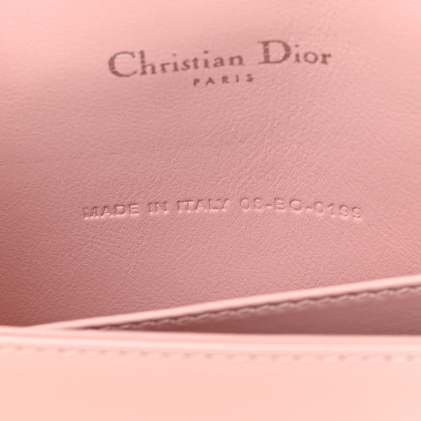 Patent Cannage Lady Dior Convertible Clutch Light Pink