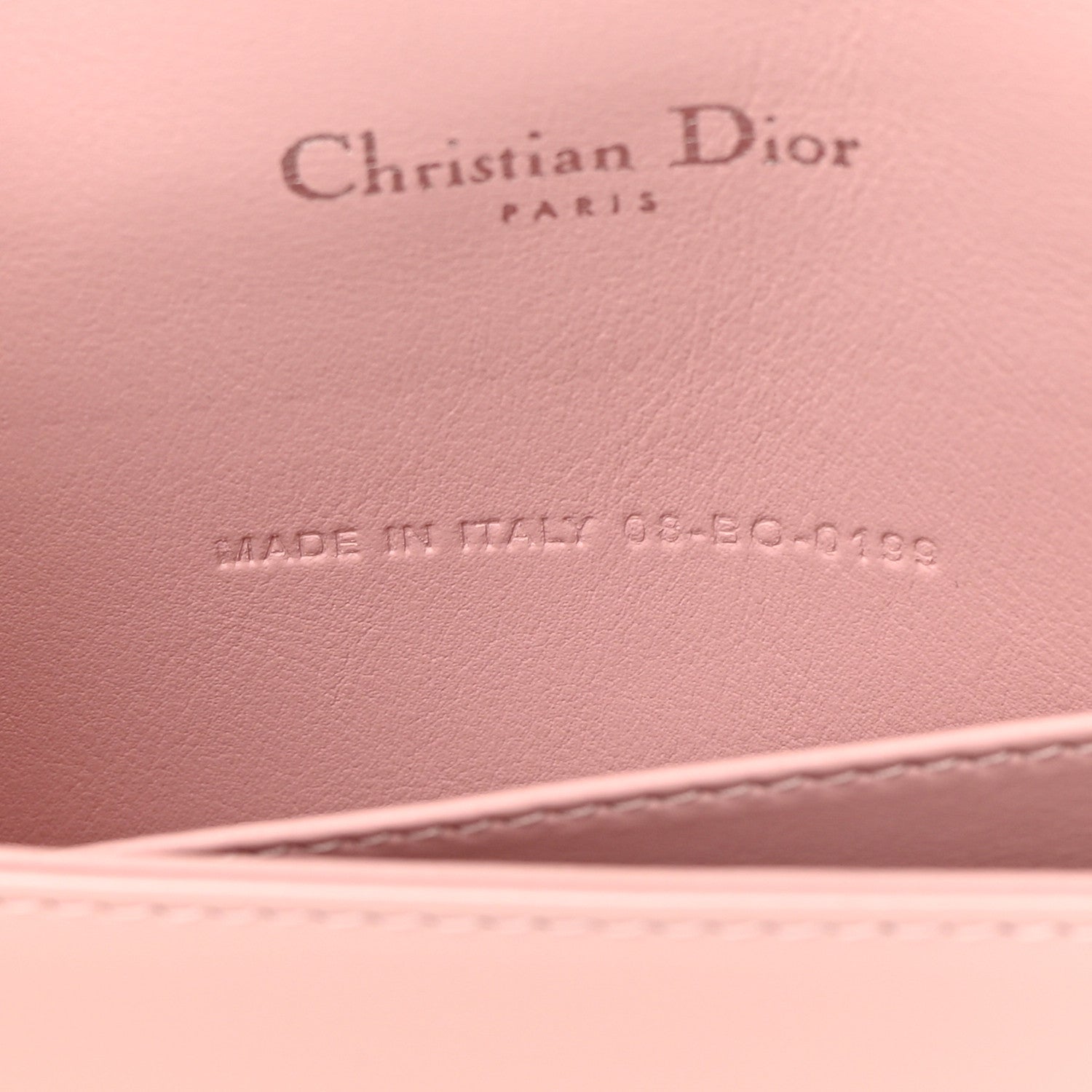 Christian Dior Patent Cannage Lady Dior Convertible Clutch Light Pink 9 of 13