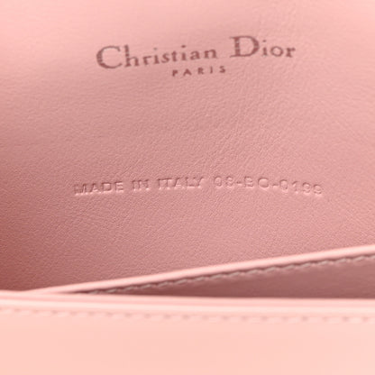 Christian Dior Patent Cannage Lady Dior Convertible Clutch Light Pink 9 of 13