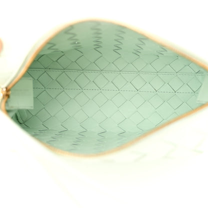 Bottega Veneta Polished Patent Intrecciato Knot Small Loop Camera Bag Glacier Muse 5 of 12