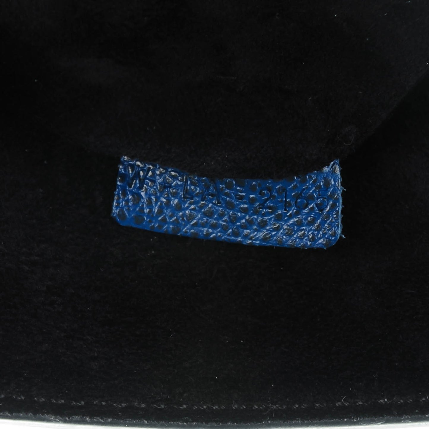 Grained Calfskin Medium Phantom Luggage Indigo