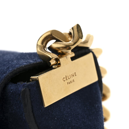 Celine Suede Medium Gourmette Ocean Blue 10 of 11