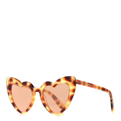 Saint Laurent Acetate Heart Frame Loulou SL181 Sunglasses Tortoise 1 of 7