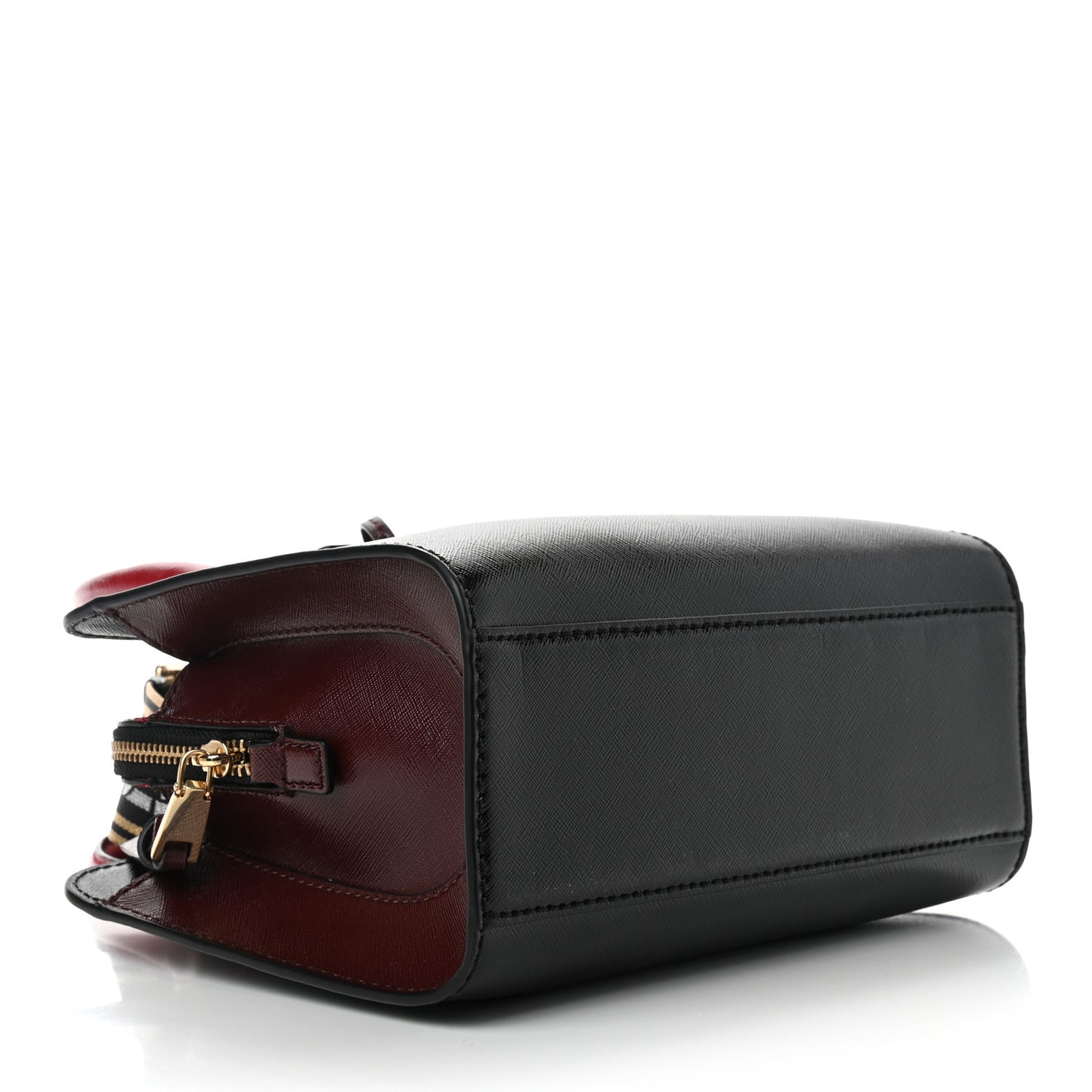 Saffiano Little Big Shot Tote Black