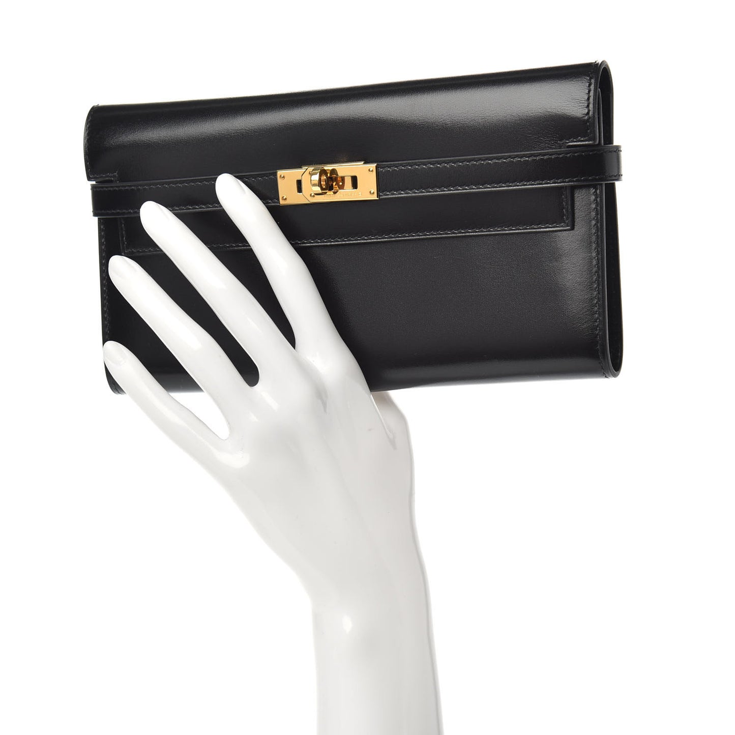 Box Kelly Longue Wallet Black