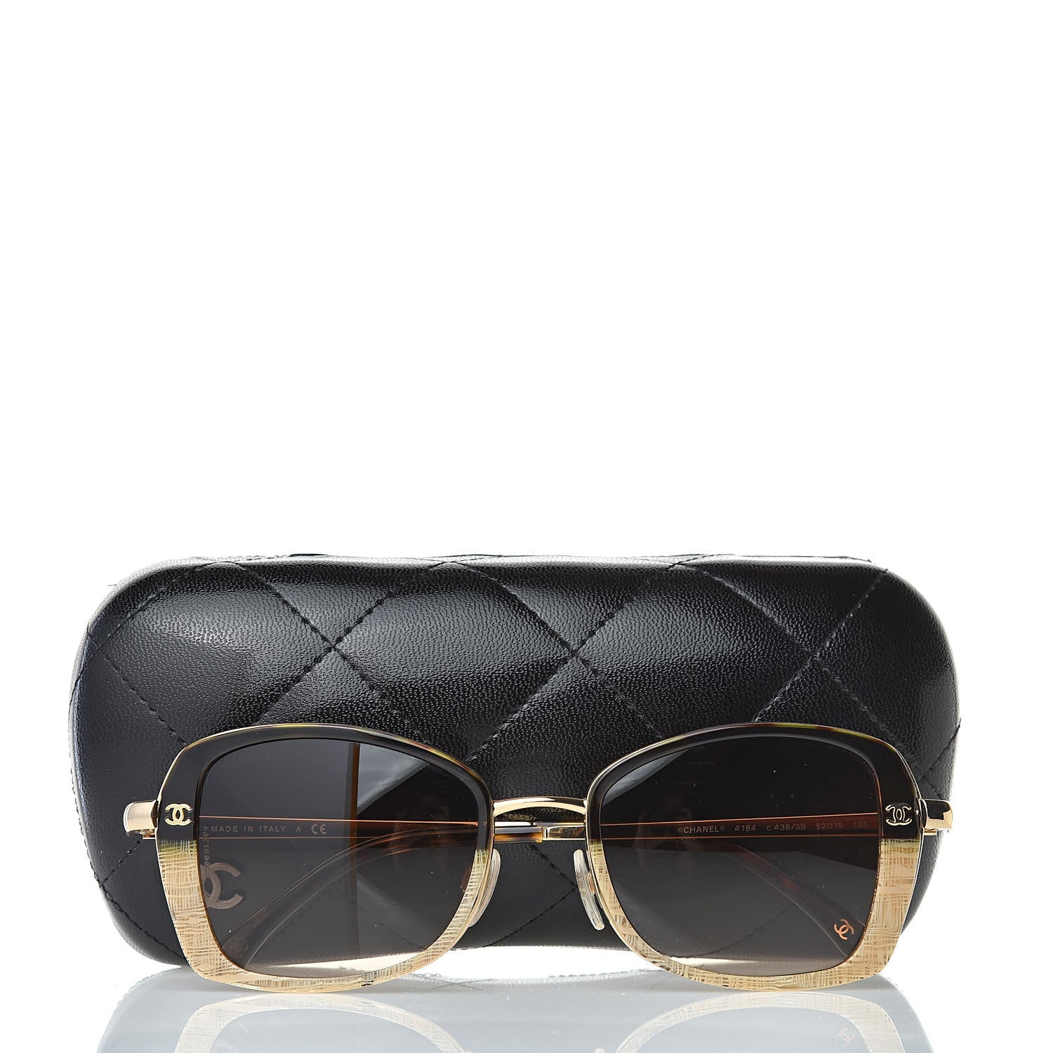 Chanel Metal CC Sunglasses 4184 Brown 8 of 8