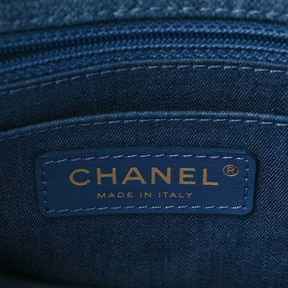 Chanel Denim Quilted Mini Pearl Crush Flap Blue 6 of 10