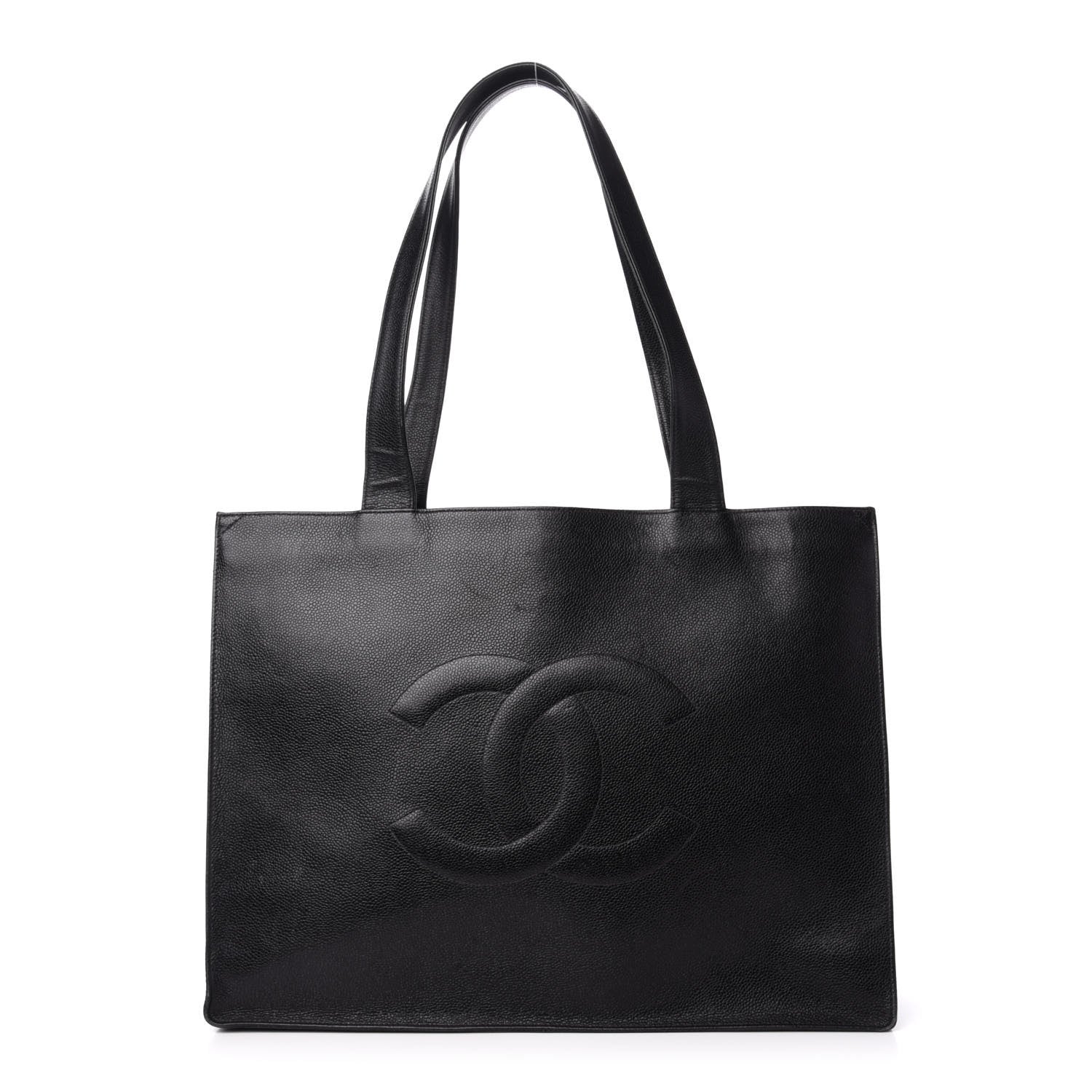 Chanel Caviar CC Tote Black 1 of 11