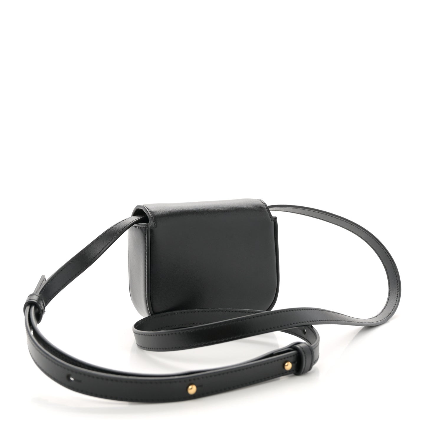 Shiny Calfskin Mini Triomphe Black