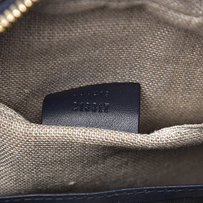 Gucci Soft Microguccissima Mini Bree Messenger Bag Blue 6 of 9
