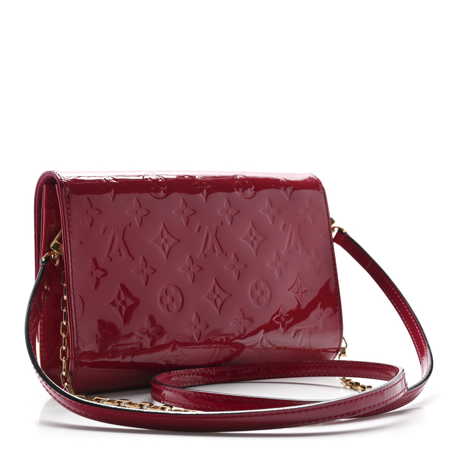 Louis Vuitton Vernis Ana Clutch Rose Indien 3 of 9
