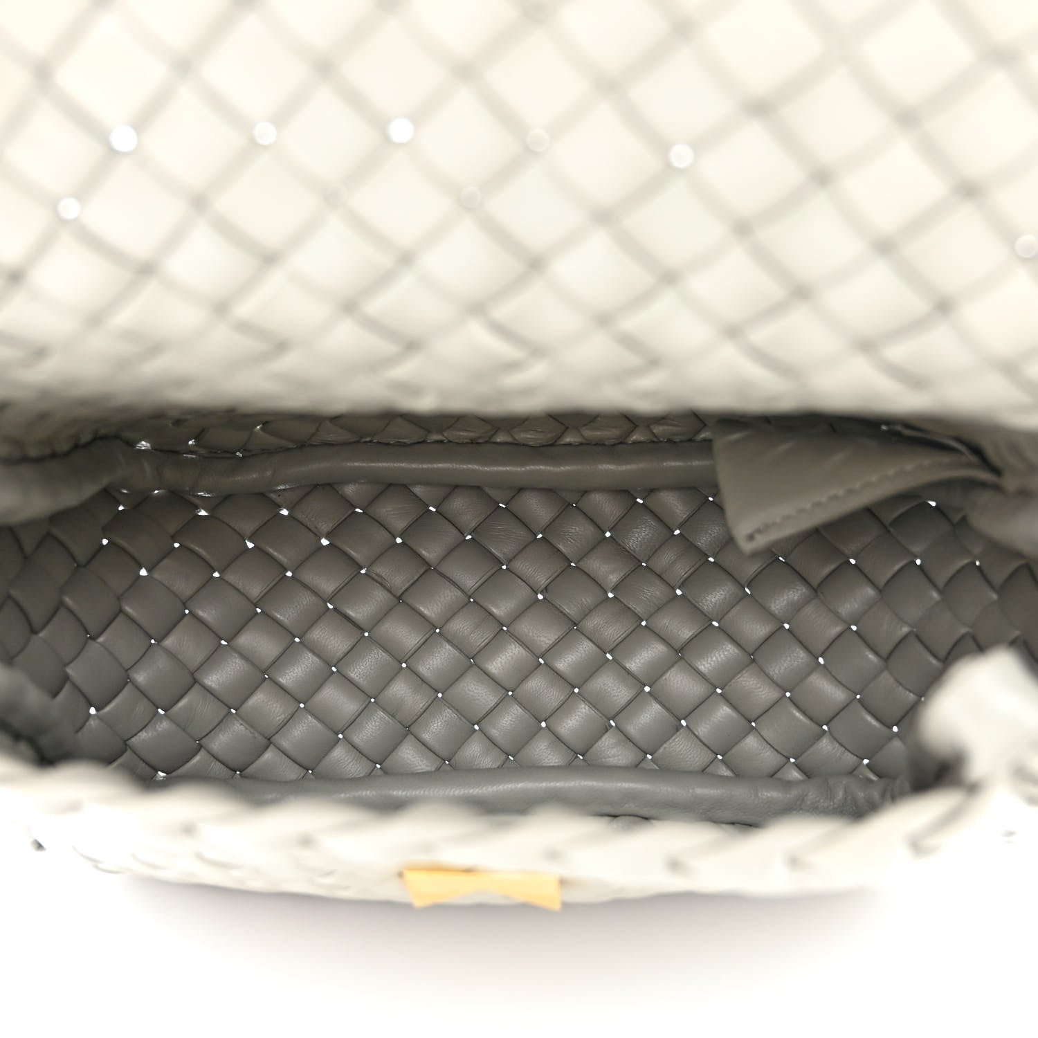 Bottega Veneta Nappa Intreccio Mini Cobble Shoulder Bag Agate Grey 5 of 10