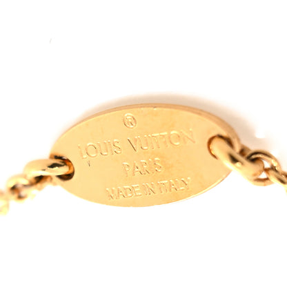 Louis Vuitton Crystal Essential Glory LV Bracelet Gold 6 of 6