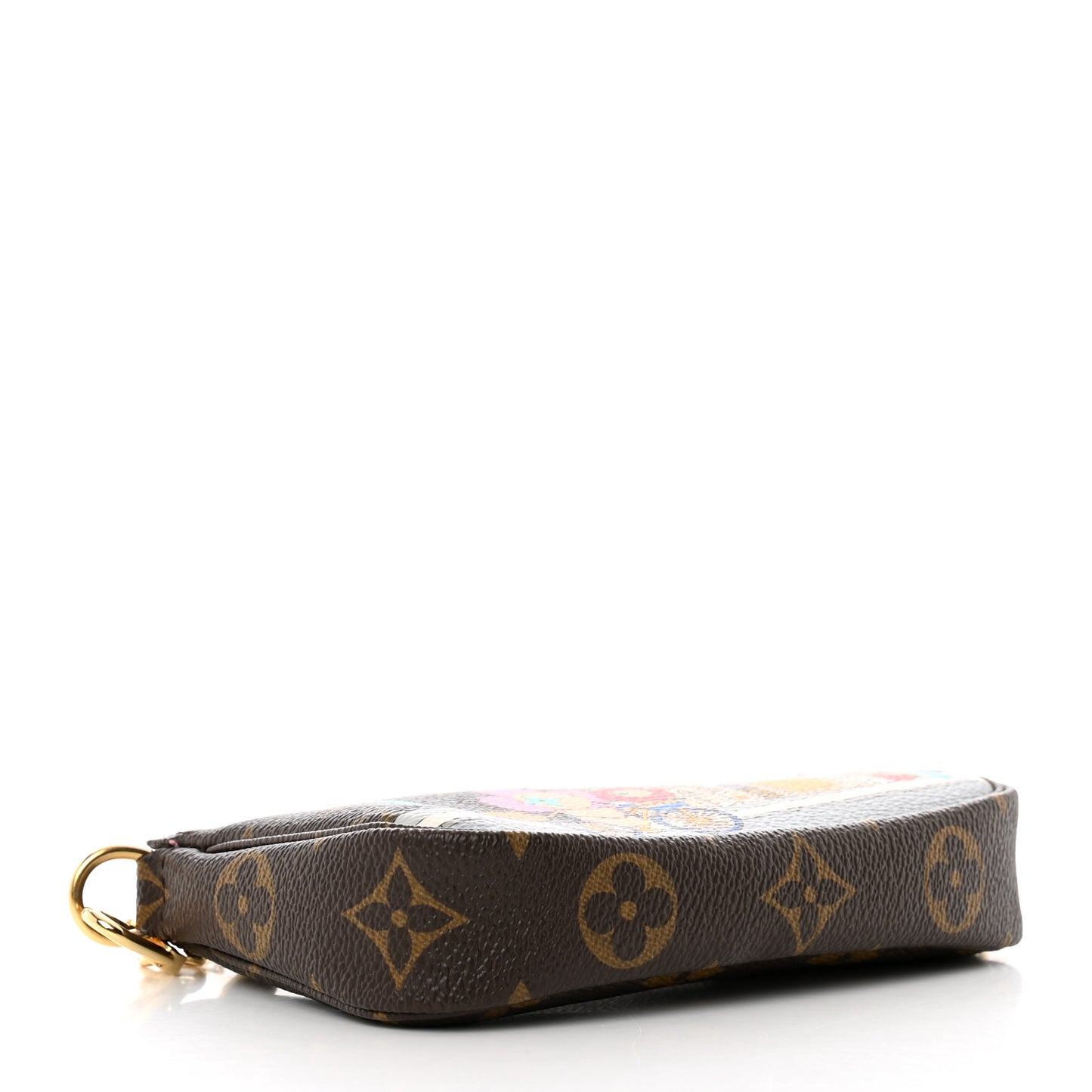 Monogram 2022 Christmas Animation Paris Mini Pochette Accessories Pink