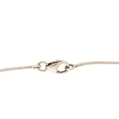 Hermes Palladium Mini Pop H Pendant Necklace Bubble Gum 5 of 7