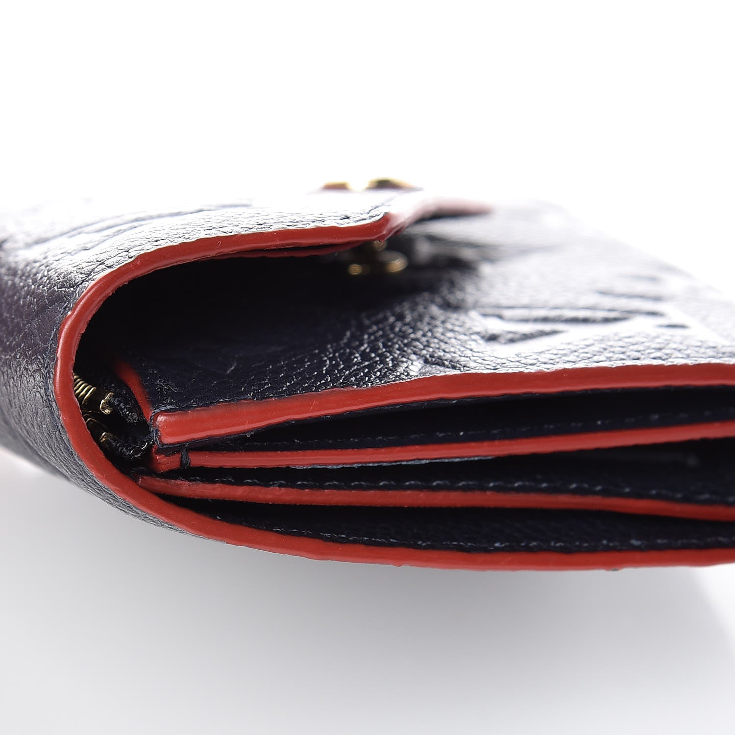 Louis Vuitton Empreinte Victorine Wallet Marine Rouge 9 of 10