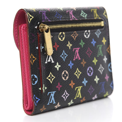 Louis Vuitton Monogram Multicolor Joey Wallet Black Grenade 3 of 6