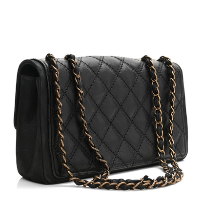 Chanel Calfskin Quilted Flap Black 2 of 9