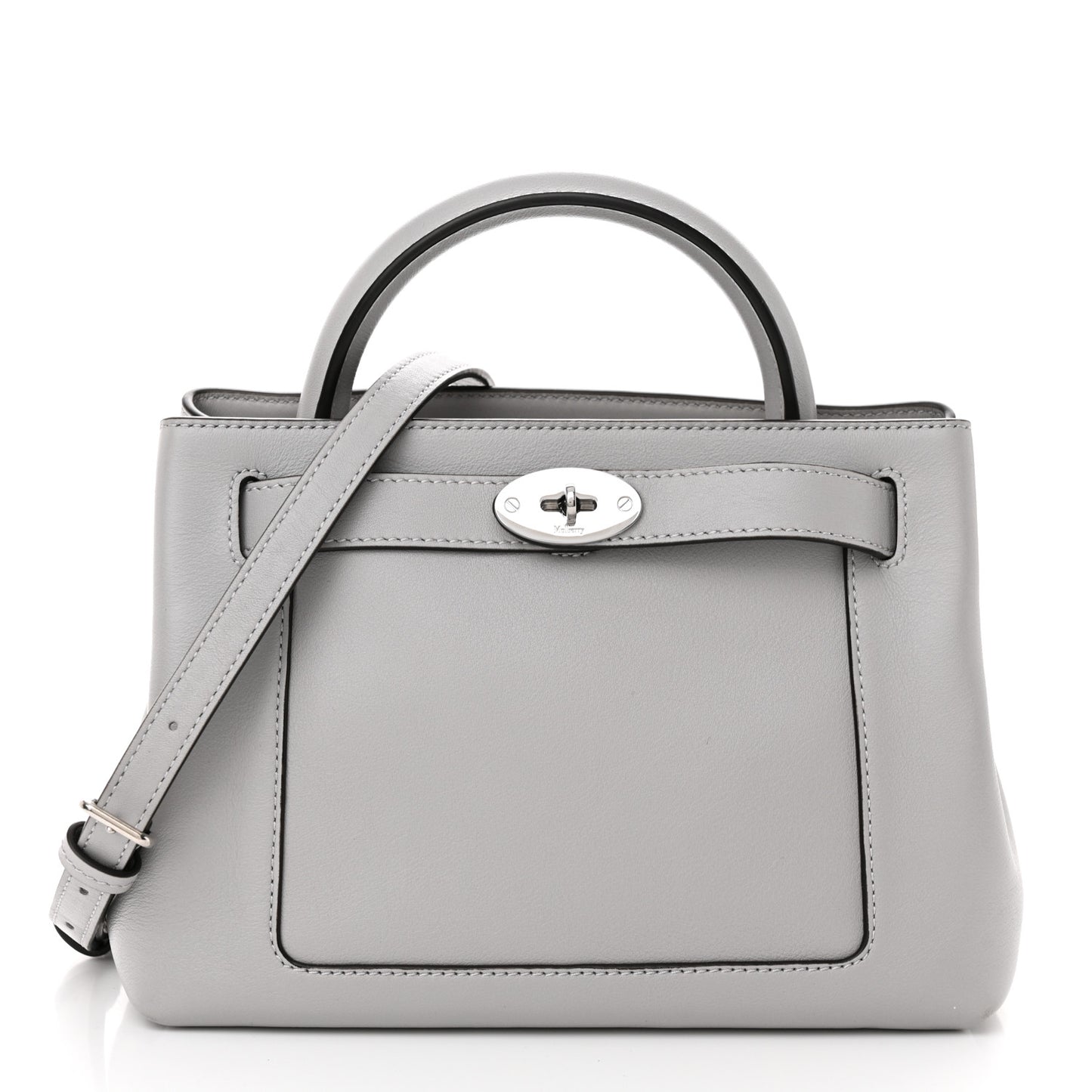 Silky Calfskin Medium Islington Pale Grey