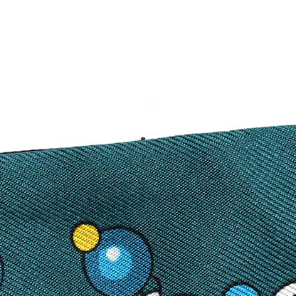 Hermes Silk Parures Des Maharajas Twilly Marine Cannard Jaune 5 of 5