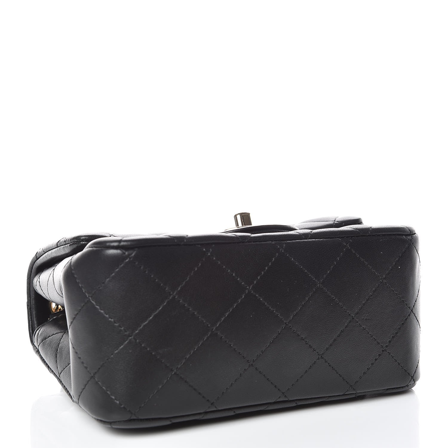 Chanel Lambskin Quilted Mini Square Flap Black 4 of 10