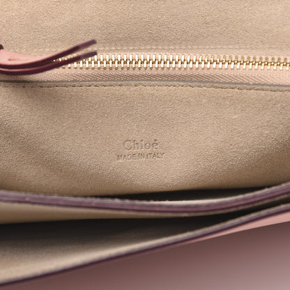 Chloe Calfskin Suede Medium Faye Shoulder Bag Misty Rose Dark Purple 7 of 9