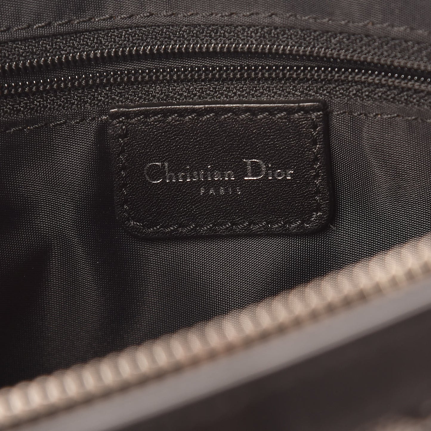 Denim Calfskin Monogram Tote Black