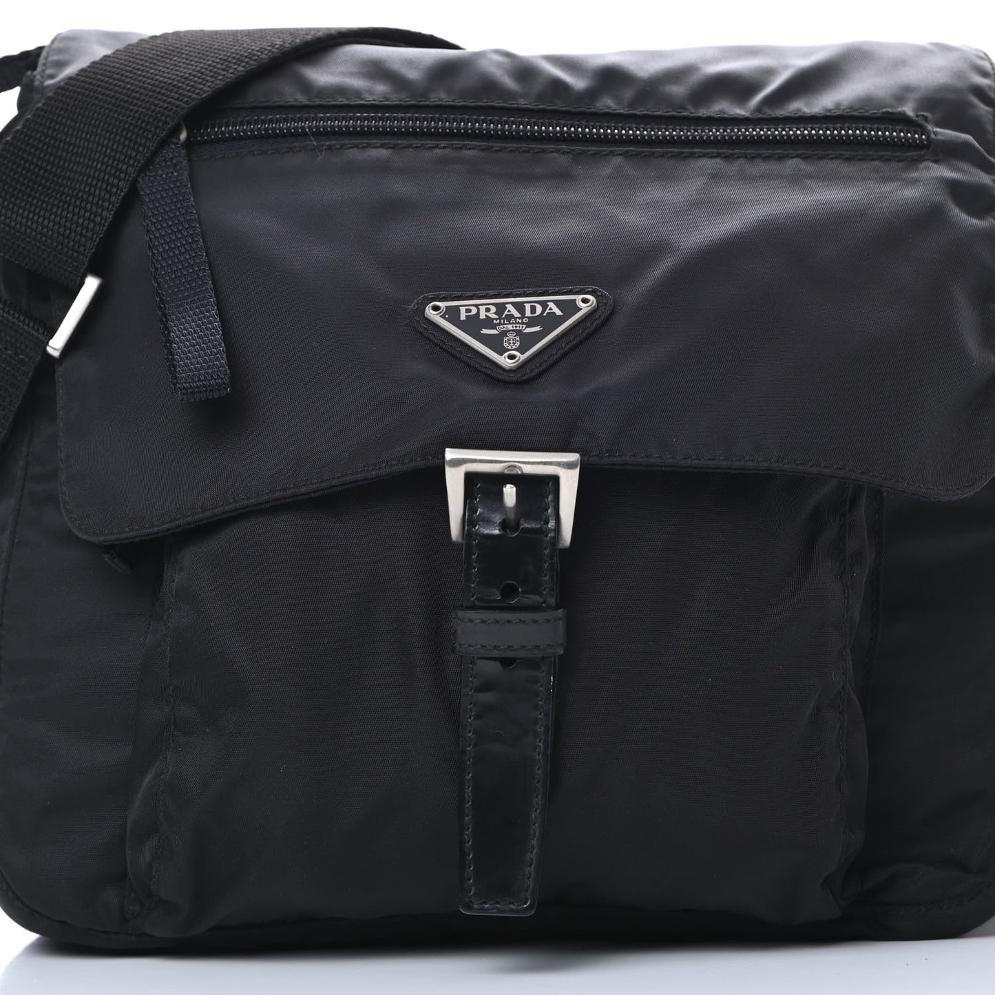 Nylon Vela Messenger Black