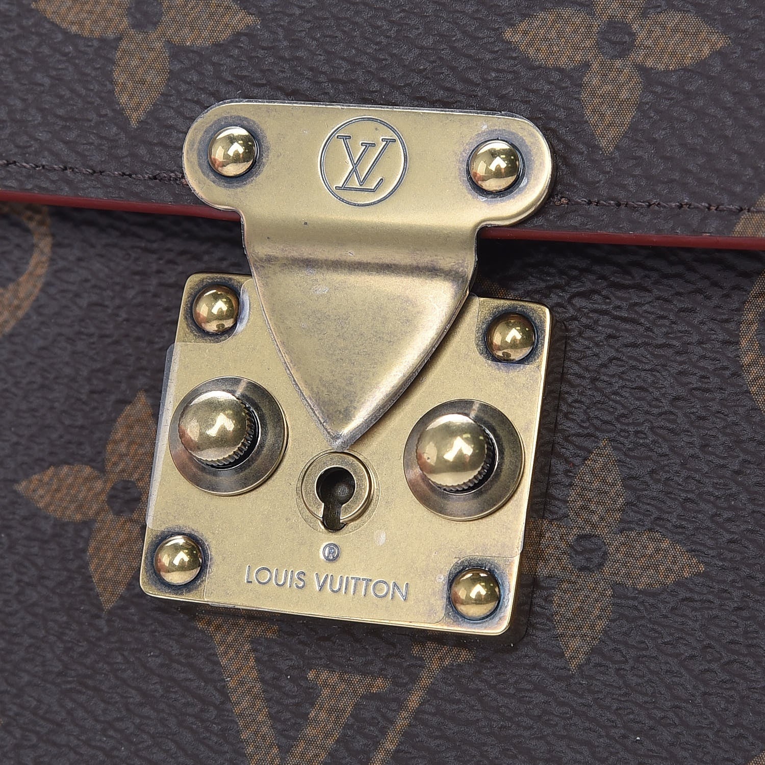 Louis Vuitton Monogram S Lock Belt Pouch MM 7 of 9