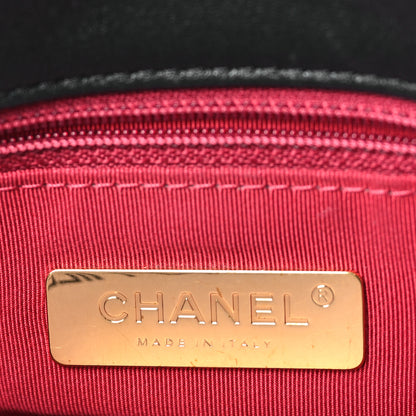 Chanel Lambskin Quilted Maxi Chanel 19 Flap Black 6 of 9