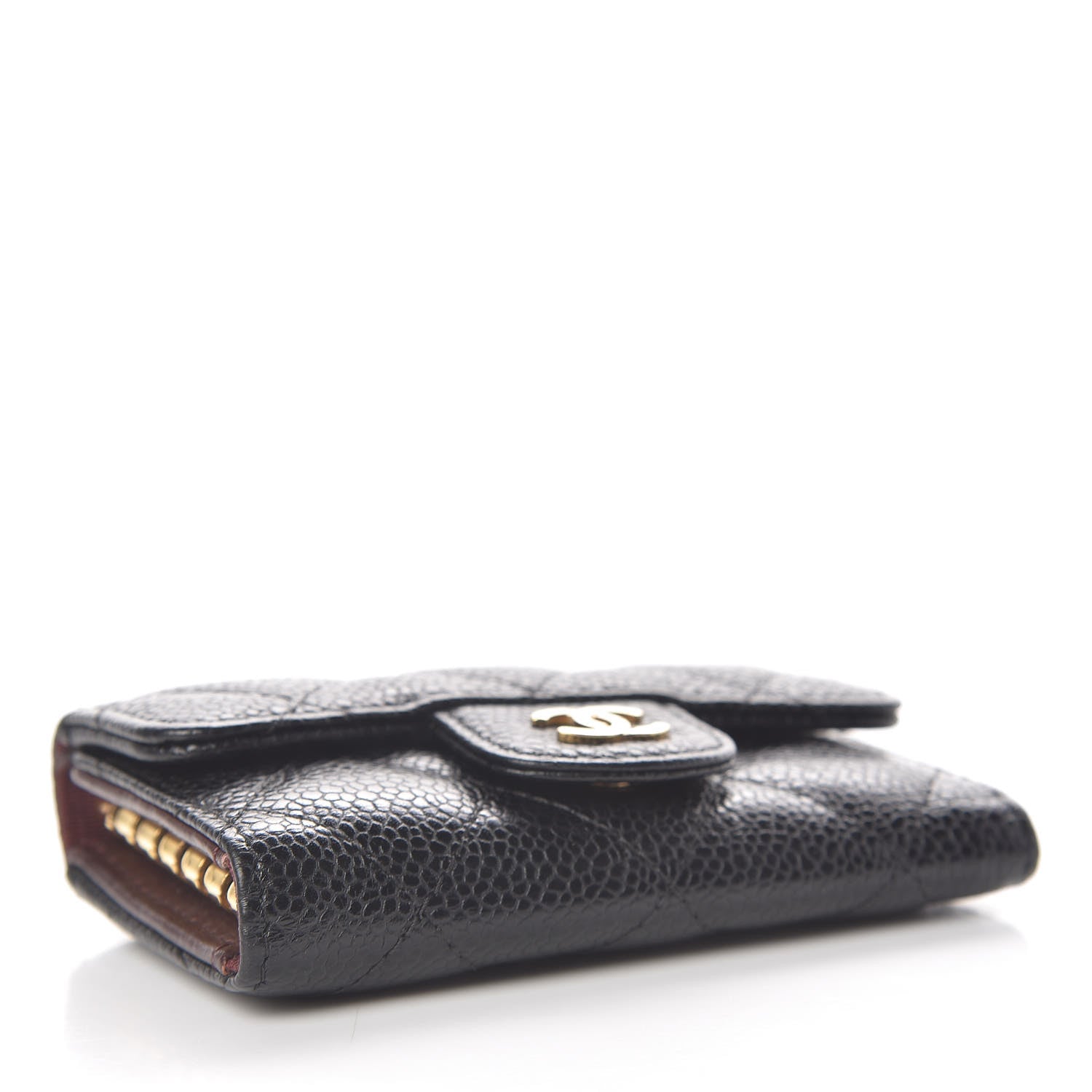 Chanel Caviar Quilted 6 Key Holder Black 4 of 11