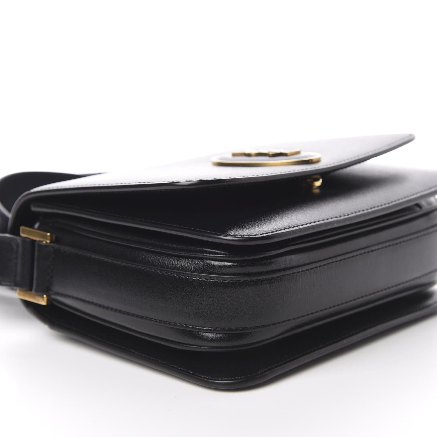 Saint Laurent Calfskin Le 61 Shoulder Bag Black 6 of 11