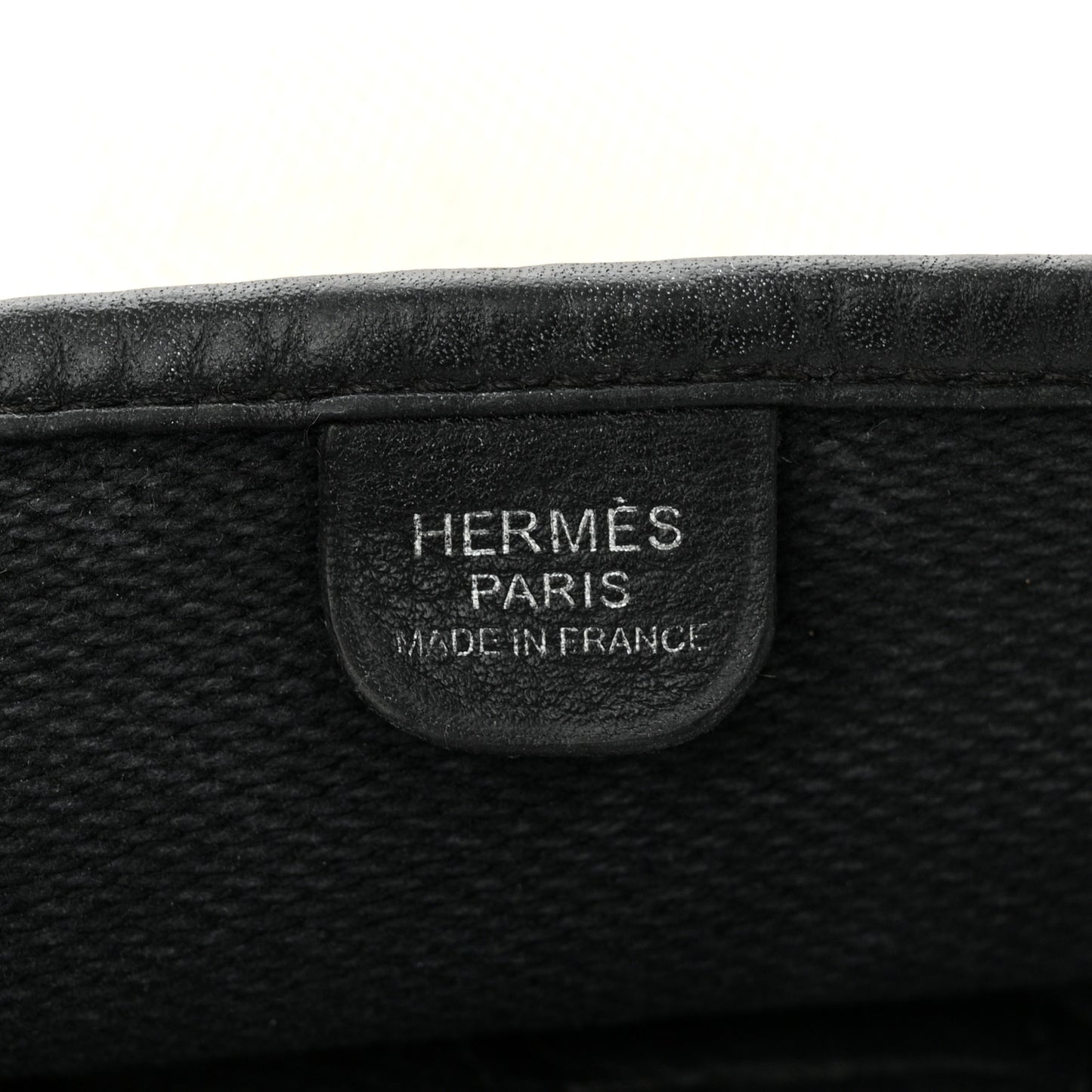 Toile Taurillon Clemence Evelyne III GM Ecru Black