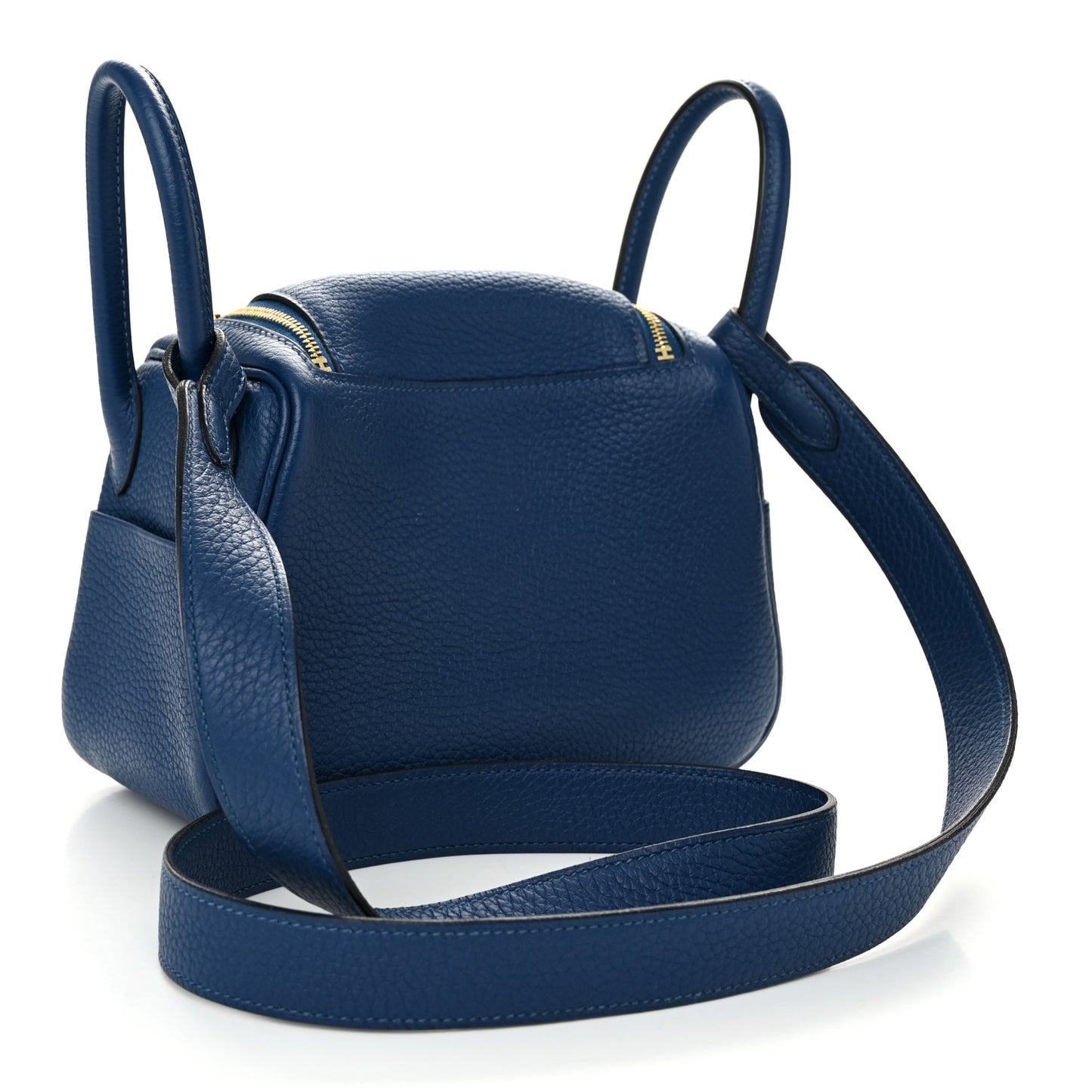 Taurillon Clemence Mini Lindy 20 Deep Bleu