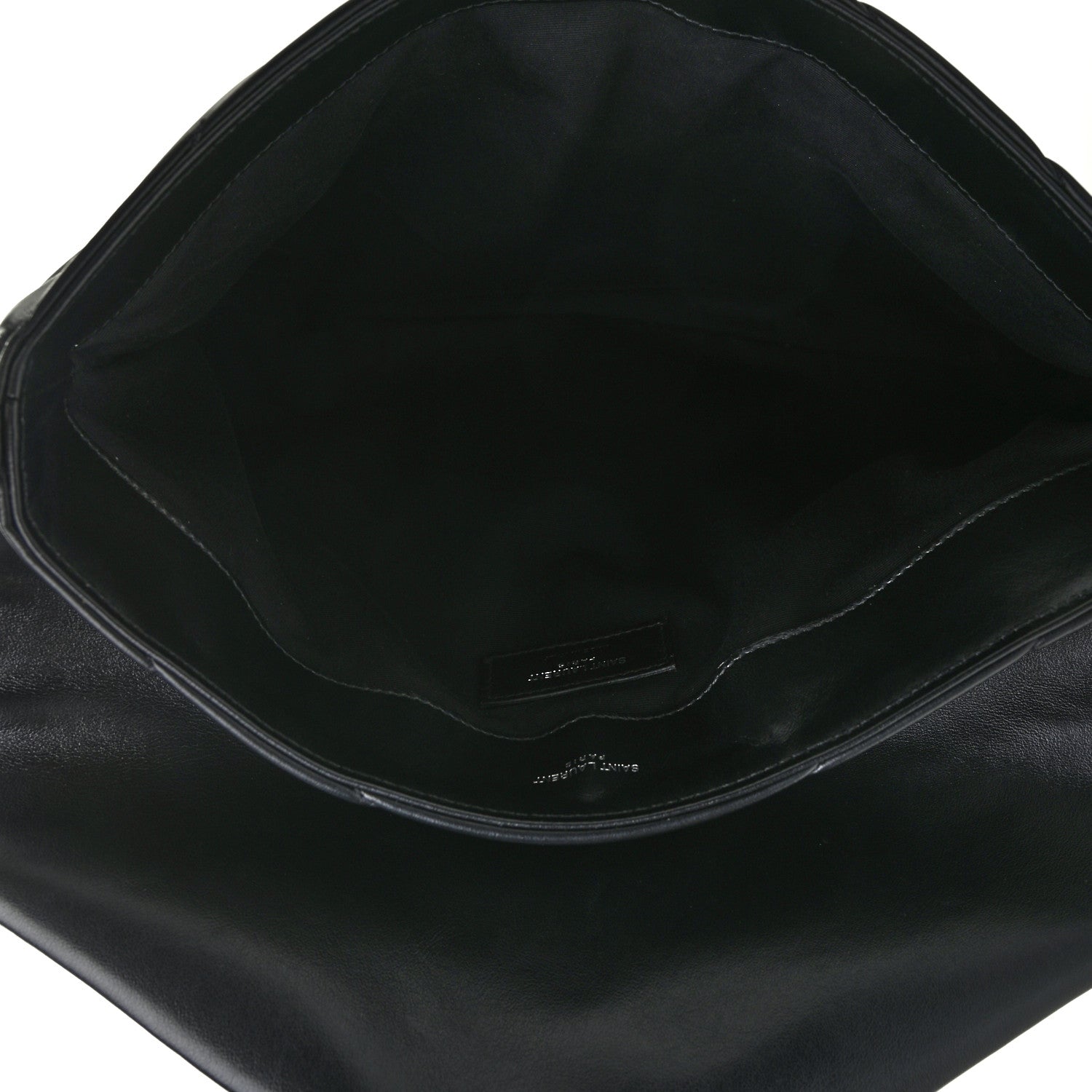 Saint Laurent Calfskin Y Quilted Monogram Loulou Document Holder Black 5 of 7