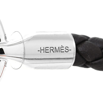 Hermes Swift Silk Braided Glenan H Trio Single Tour Bracelet T4 Mars 4 of 5