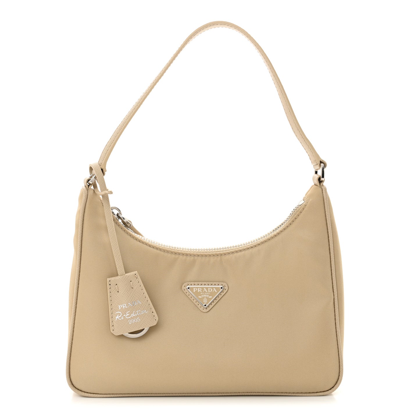Re-Nylon Saffiano Mini Re-Edition 2005 Bag Deserto