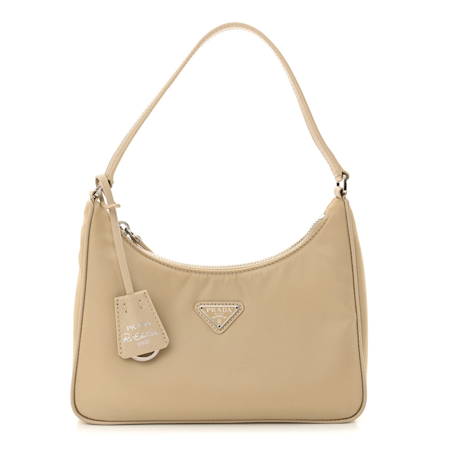 Prada Re-Nylon Saffiano Mini Re-Edition 2005 Bag Deserto 1 of 11