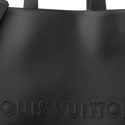 Louis Vuitton Cowhide Shopper Bag MM Black 7 of 9